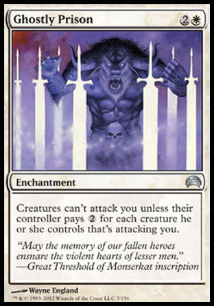 Ghostly Prison (Planechase 2012) Near Mint