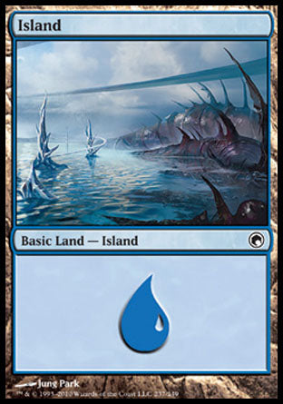 Island (237) (Scars of Mirrodin) Near Mint