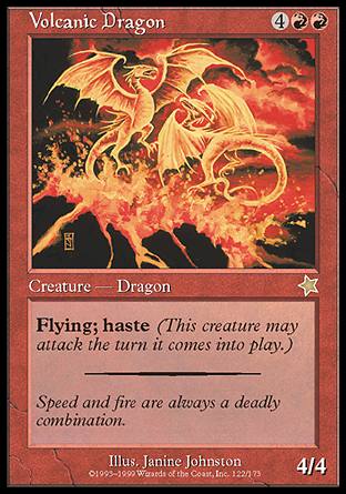 Volcanic Dragon (Starter 1999) Near Mint