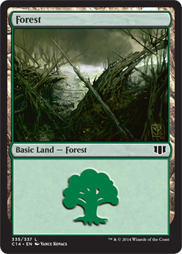 Forest (2) (Commander 2014 Edition) Near Mint