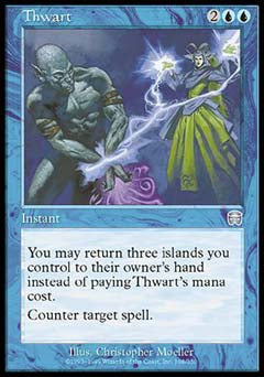 Thwart (Mercadian Masques) Near Mint Foil