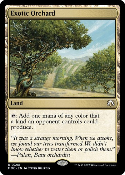 Exotic Orchard (Commander: March of the Machine) Near Mint