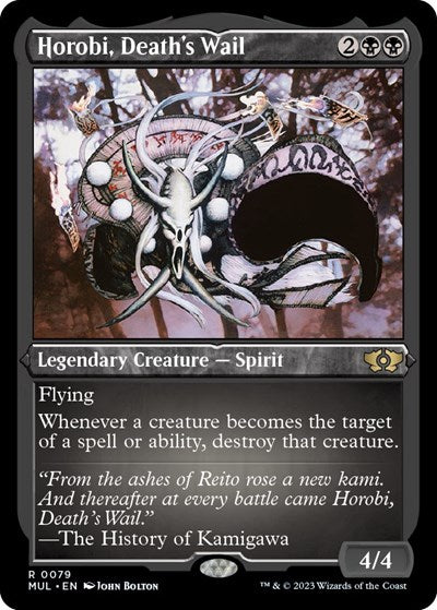 Horobi, Death's Wail (Foil Etched) (March of the Machine: Multiverse Legends) Near Mint