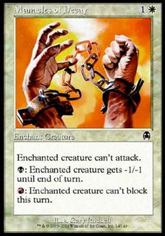 Manacles of Decay (Apocalypse) Light Play Foil