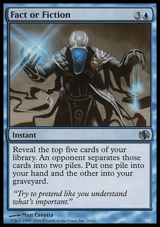Fact or Fiction (Duel Decks: Jace vs Chandra) Near Mint
