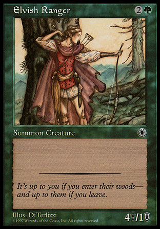Elvish Ranger (Portal) Light Play