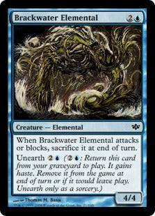 Brackwater Elemental (Conflux) Near Mint Foil