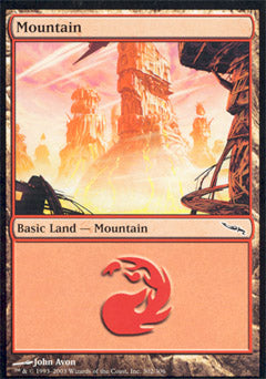 Mountain (302) (Mirrodin) Good