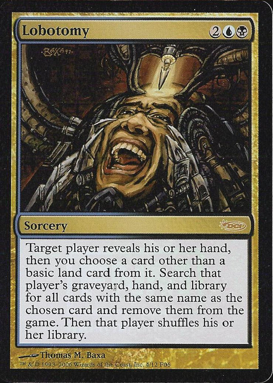 Lobotomy (FNM) (Promotional Cards) Light Play Foil