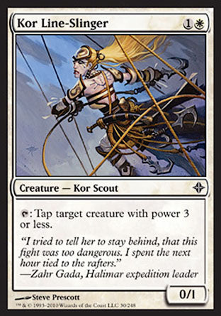 Kor Line-Slinger (Rise of the Eldrazi) Near Mint Foil