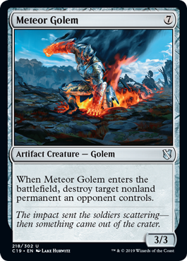 Meteor Golem (Commander 2019) Near Mint