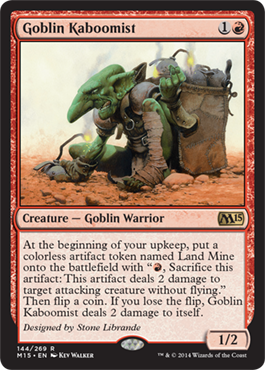 Goblin Kaboomist (Magic 2015 Core Set) Near Mint