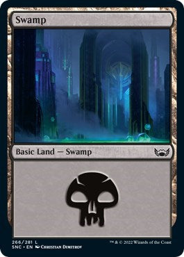 Swamp (266) (Streets of New Capenna) Near Mint Foil