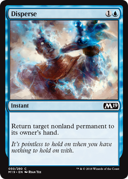Disperse (Magic 2019 Core Set) Near Mint