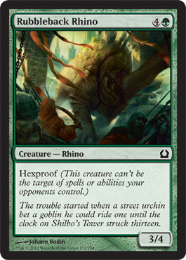 Rubbleback Rhino (Return to Ravnica) Near Mint Foil