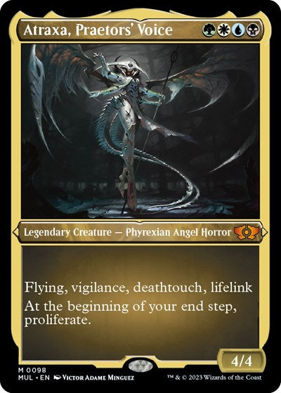 Atraxa, Praetors' Voice (Foil Etched) (March of the Machine: Multiverse Legends) Near Mint