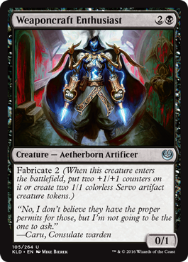 Weaponcraft Enthusiast (Kaladesh) Near Mint Foil