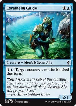 Coralhelm Guide (Battle for Zendikar) Near Mint Foil