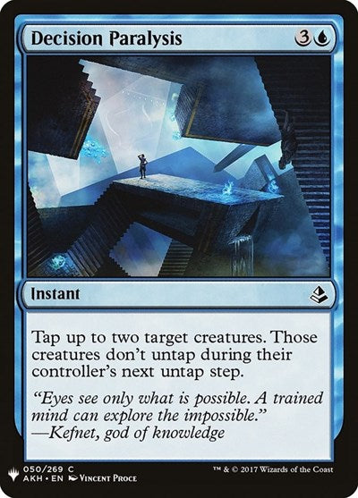 Decision Paralysis (Mystery Booster) Near Mint