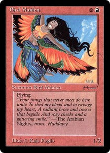 Bird Maiden (dark circle) (Arabian Nights) Light Play
