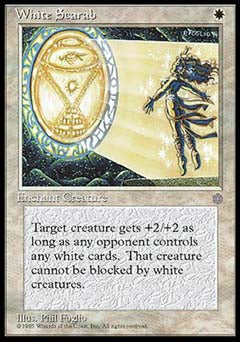 White Scarab (Ice Age) Near Mint