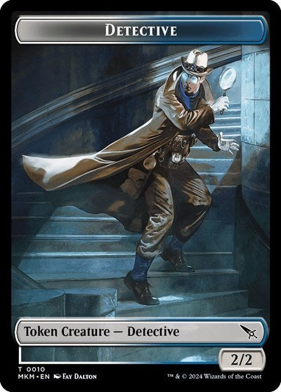 Detective / Ooze Double-Sided Token (Murders at Karlov Manor) Near Mint