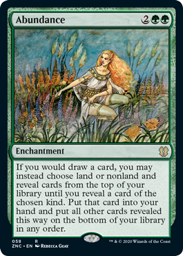 Abundance (Commander 2020 Zendikar Rising) Near Mint