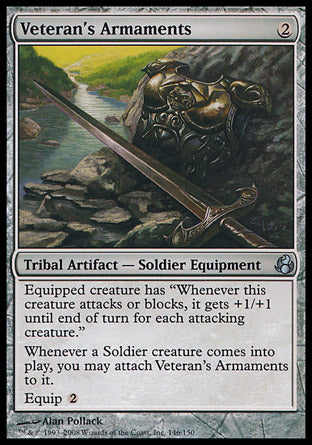 Veteran's Armaments (Morningtide) Near Mint Foil Japanese