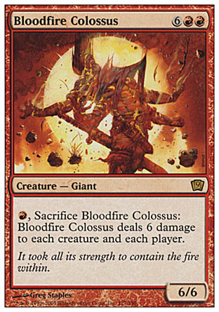 Bloodfire Colossus (9th Edition) Near Mint Russian