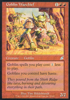 Goblin Warchief (Scourge) Near Mint Foil