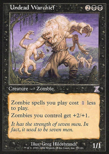 Undead Warchief (Time Spiral Time Shifted) Near Mint