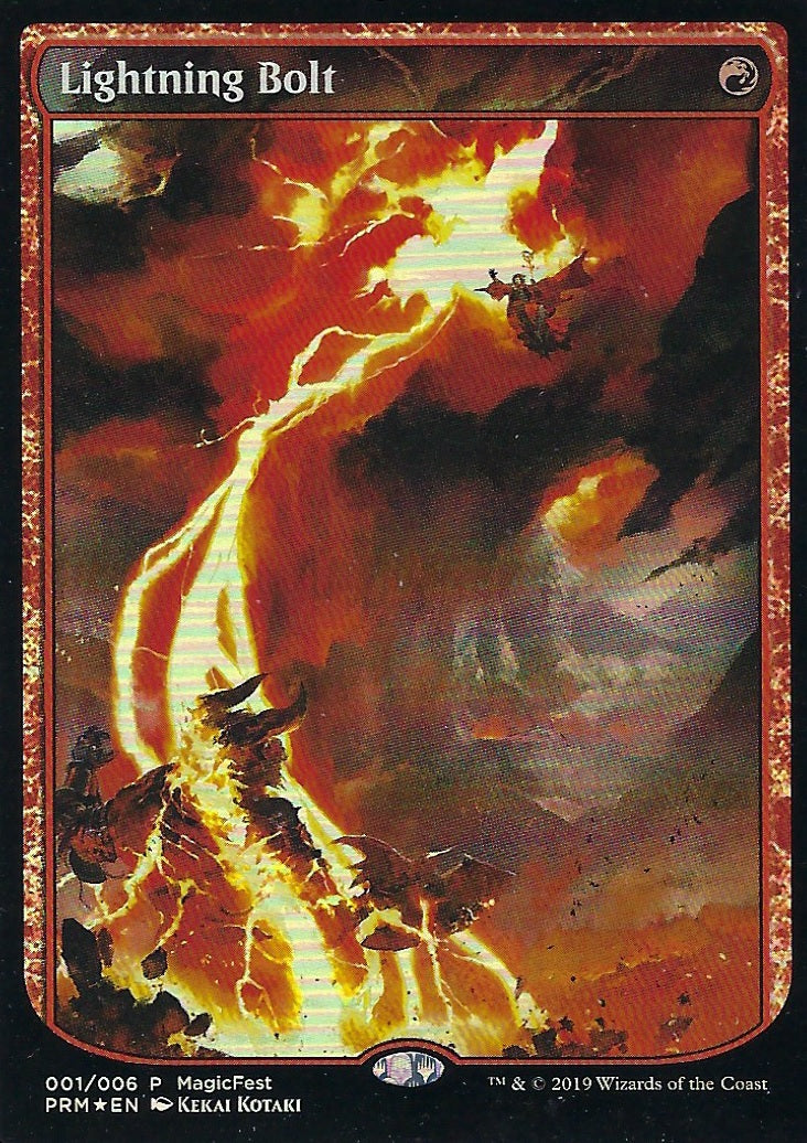 Lightning Bolt (NONFOIL 2019 MF MagicFest GP Promo) (Promotional Cards) Near Mint