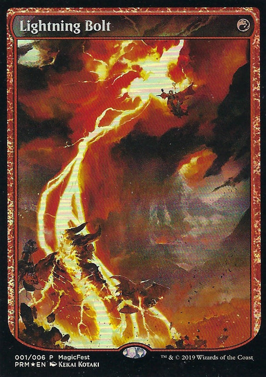 Lightning Bolt (NONFOIL 2019 MF MagicFest GP Promo) (Promotional Cards) Near Mint