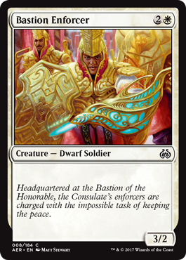Bastion Enforcer (Aether Revolt) Near Mint