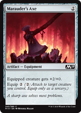 Marauder's Axe (Magic 2019 Core Set) Near Mint