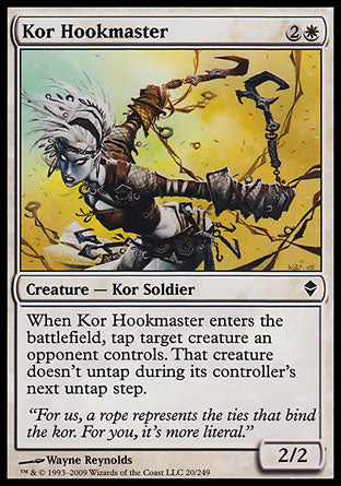 Kor Hookmaster (Zendikar) Near Mint Foil