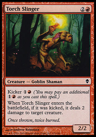 Torch Slinger (Zendikar) Near Mint Foil Japanese