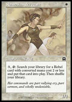 Ramosian Sergeant (Mercadian Masques) Near Mint Foil