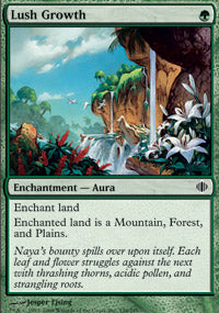 Lush Growth (Shards of Alara) Near Mint Foil