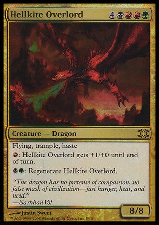 Hellkite Overlord (From the Vault: Dragons) Near Mint Foil
