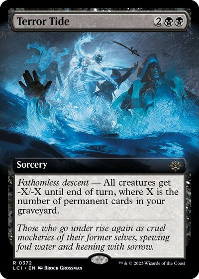 Terror Tide (Extended Art) (The Lost Caverns of Ixalan) Near Mint Foil