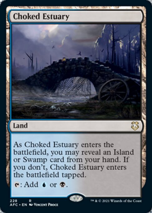 Choked Estuary (Commander 2021 Forgotten Realms) Near Mint