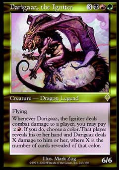 Darigaaz, the Igniter (Invasion) Near Mint Japanese