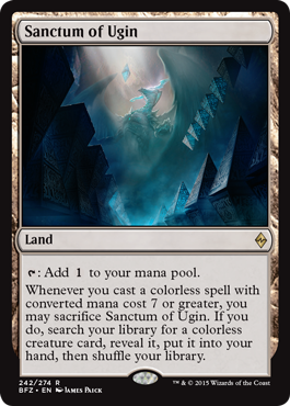 Sanctum of Ugin (Battle for Zendikar) Near Mint