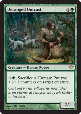 Deranged Outcast (Dark Ascension) Near Mint Foil