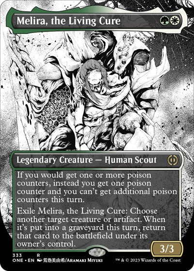 Melira, the Living Cure (Borderless) (Phyrexia: All Will Be One) Near Mint