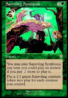 Saproling Symbiosis (Invasion) Near Mint Japanese