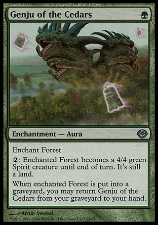 Genju of the Cedars (Duel Decks: Garruk vs Liliana) Near Mint