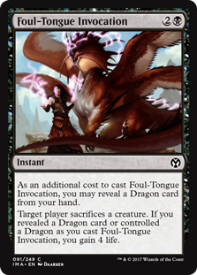 Foul-Tongue Invocation (Iconic Masters) Near Mint