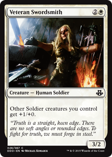 Veteran Swordsmith (Duel Decks: Kiora vs Elspeth) Near Mint